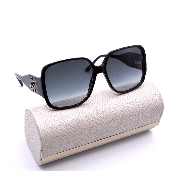 Jimmy Choo Accessories - NEW JIMMY CHOO TARA/S DXF90 GLITTER BLACK SUNGLASSES